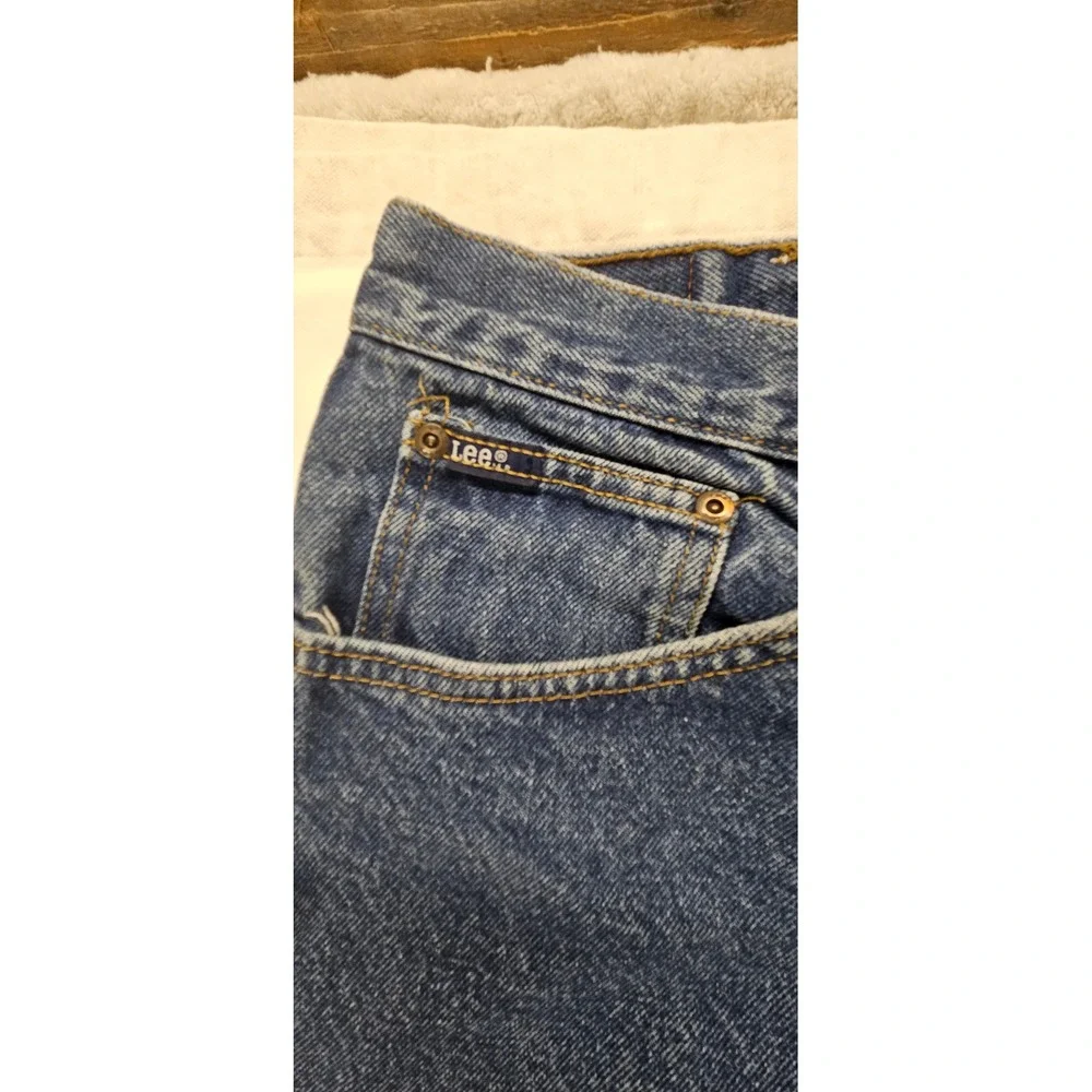*See Measurements* Lee Regular Fit Mens Jeans Medium Wash Straight Leg Denim